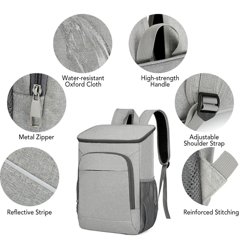 Aventure-se com a CoolerBag - Mochila Térmica à Prova D'água!
