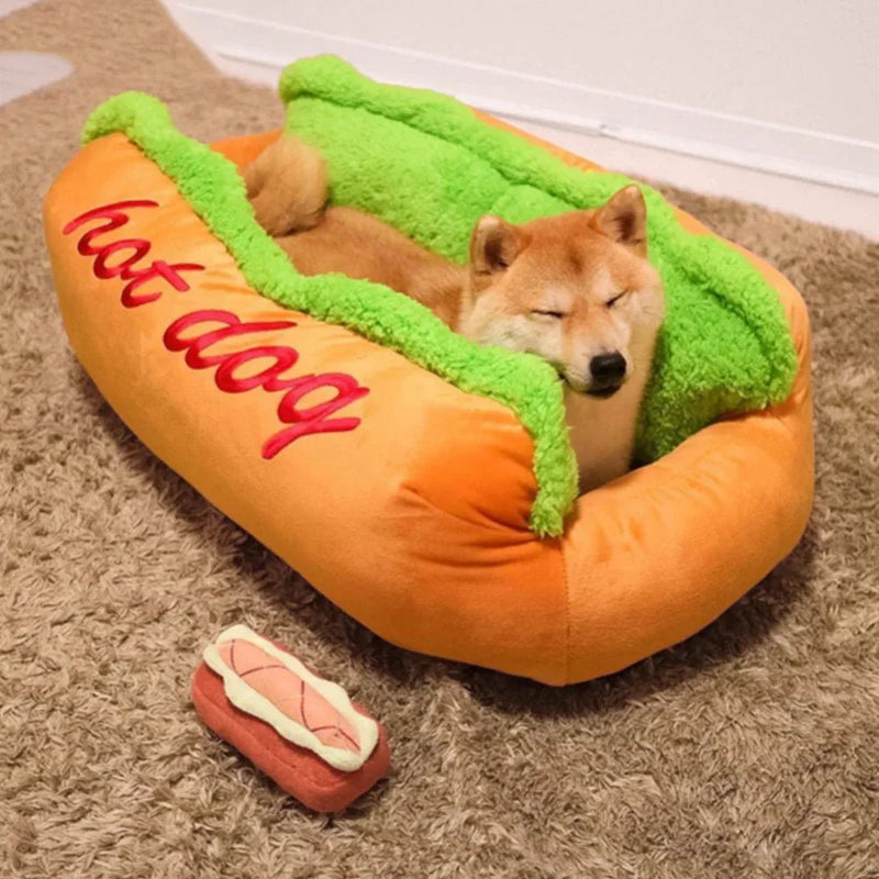 Cama para seu Pet  Modelo  Hot Dog - Aconchegante e Lavável