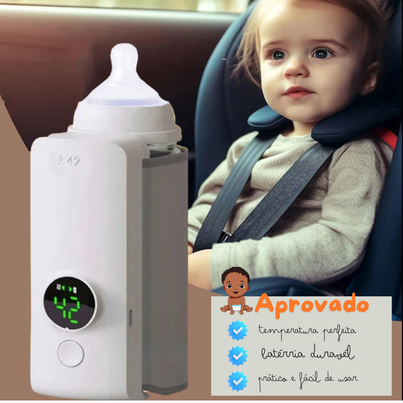 Baby Bottle Aquecedor - Portátil Recarregável