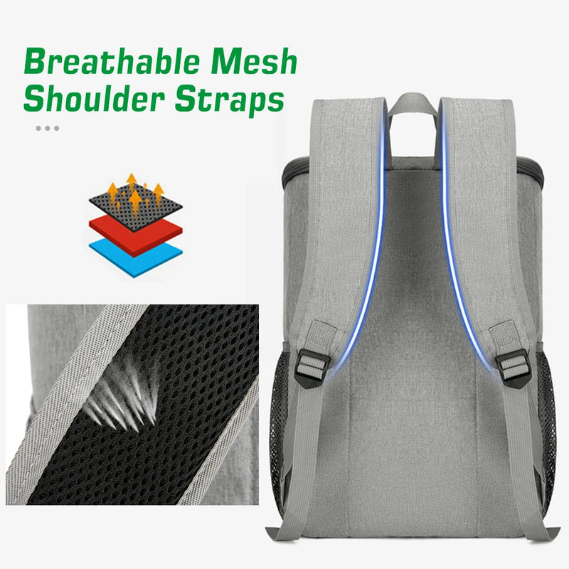 Aventure-se com a CoolerBag - Mochila Térmica à Prova D'água!
