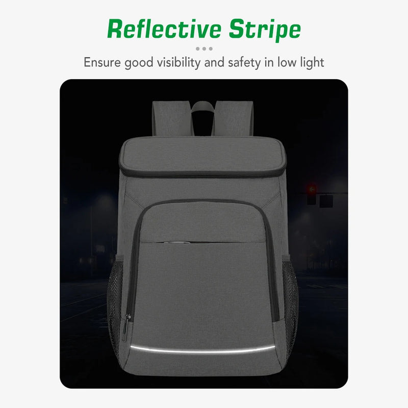 Aventure-se com a CoolerBag - Mochila Térmica à Prova D'água!