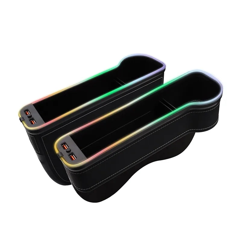CarSetGap - Caixa De Armazenamento com Carregador USB