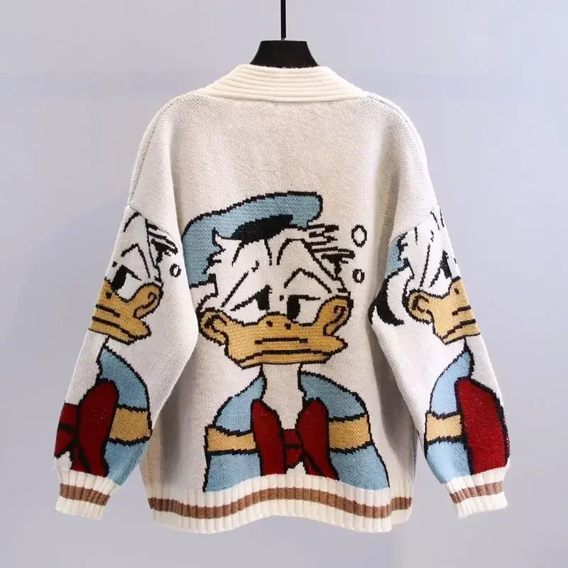 Cardigã Pato Donald