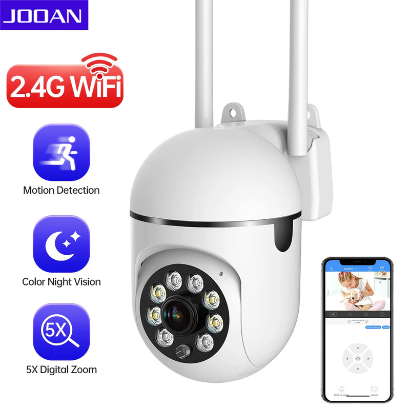 VisionGuard 360° HD - Câmera de Vigilância Doméstica c/visão noturna